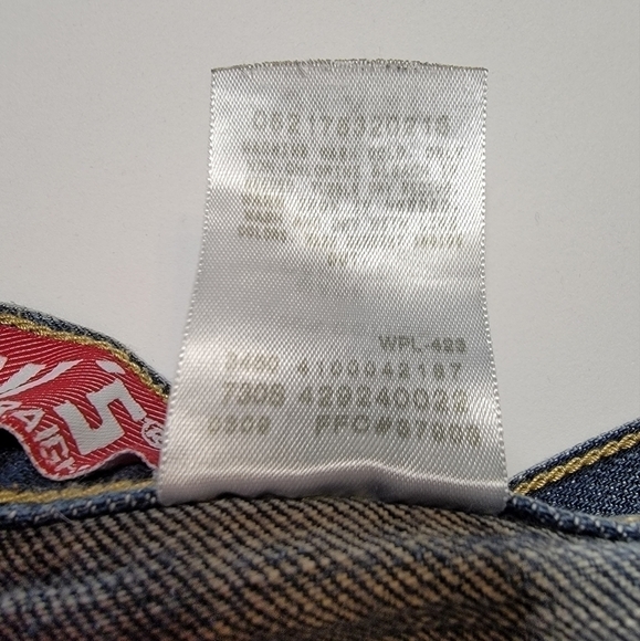 EUC Levis 514 Slim Straight 5 Pocket Size 12 Husky 32x27 - Picture 8 of 10